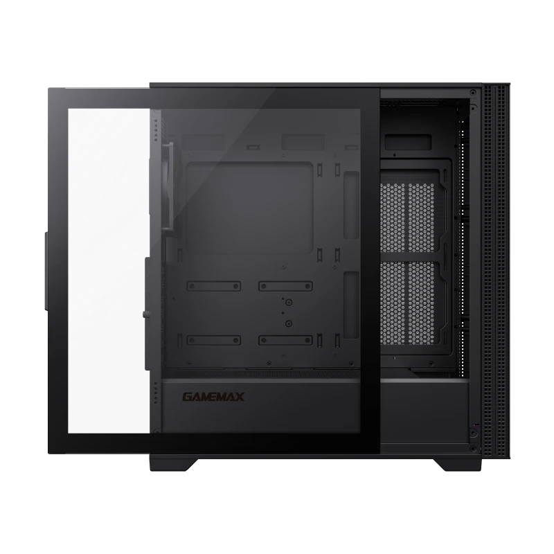 Carcasă pc gamemax quest, midi-tower, fără psu, negru 9