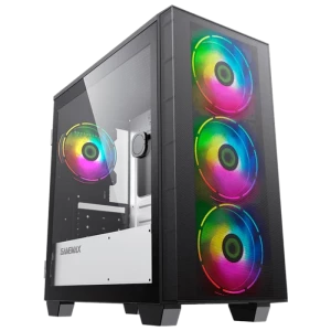 Компьютерный корпус Gamemax Aero Mini, Mini-Tower, Без блока питания, Чёрный