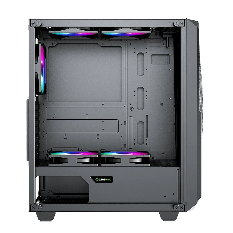 Carcasă pc gamemax revolt, midi-tower, fără psu, negru 16