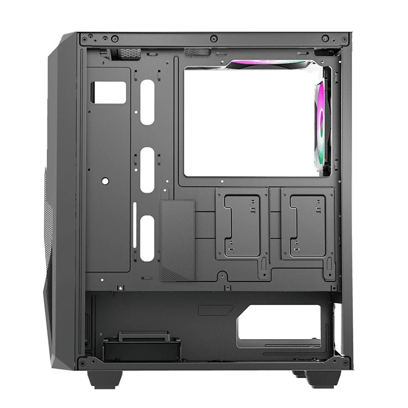Carcasă pc gamemax revolt, midi-tower, fără psu, negru 4
