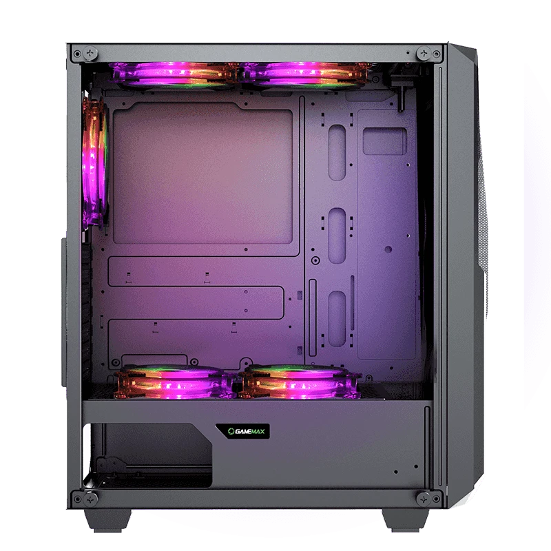 Carcasă pc gamemax revolt, midi-tower, fără psu, negru 23