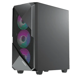 Carcasă pc gamemax revolt, midi-tower, fără psu, negru Thumbnail 3