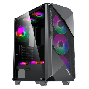 Carcasă pc gamemax revolt, midi-tower, fără psu, negru Thumbnail 10