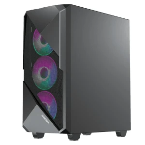 Carcasă pc gamemax revolt, midi-tower, fără psu, negru Thumbnail 24