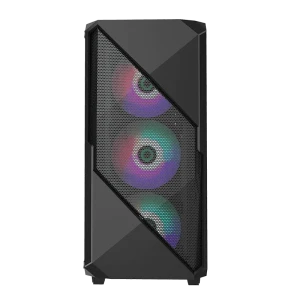Carcasă pc gamemax revolt, midi-tower, fără psu, negru Thumbnail 5