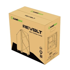 Carcasă pc gamemax revolt, midi-tower, fără psu, negru Thumbnail 2