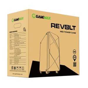 Carcasă pc gamemax revolt, midi-tower, fără psu, negru Thumbnail 19