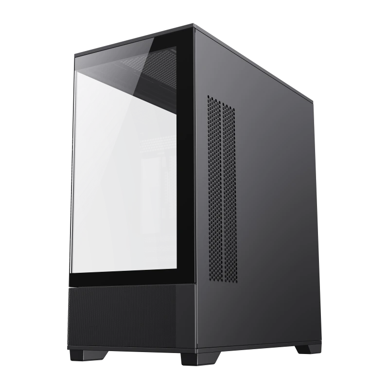 Компьютерный корпус gamemax vista m, midi-tower, без блока питания, чёрный 5