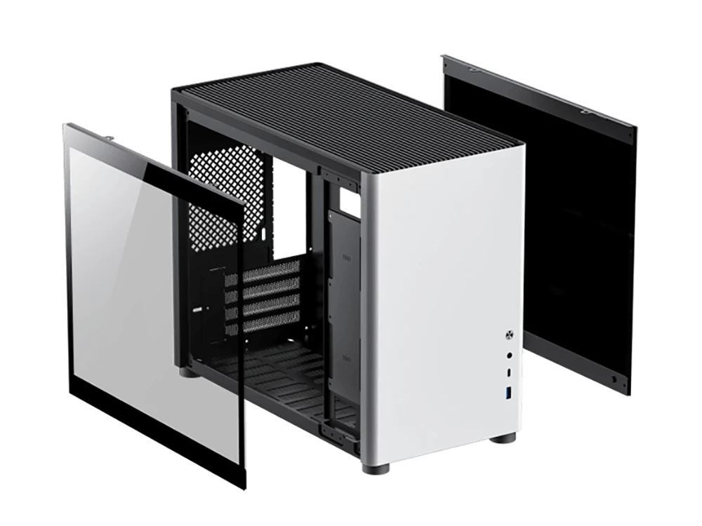 Carcasă pc gamemax spark, mini-tower, fără psu, alb 8