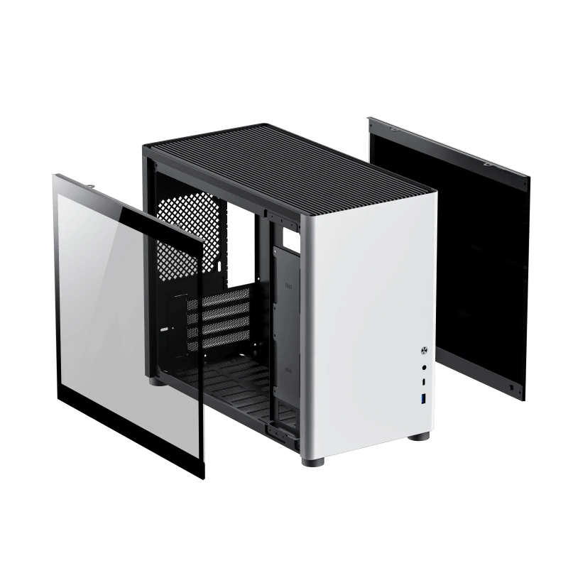 Carcasă pc gamemax spark, mini-tower, fără psu, alb 18
