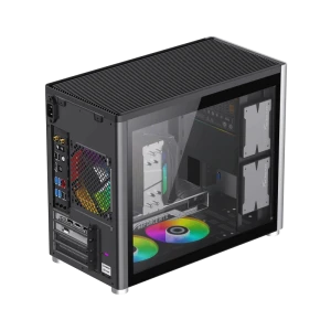 Carcasă pc gamemax spark, mini-tower, fără psu, alb Thumbnail 2
