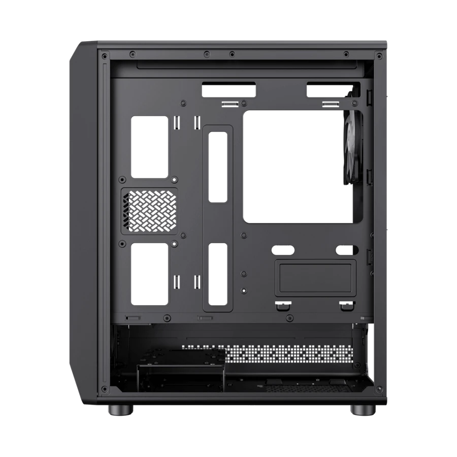 Carcasă pc gamemax forge mb, midi-tower, fără psu, negru 3