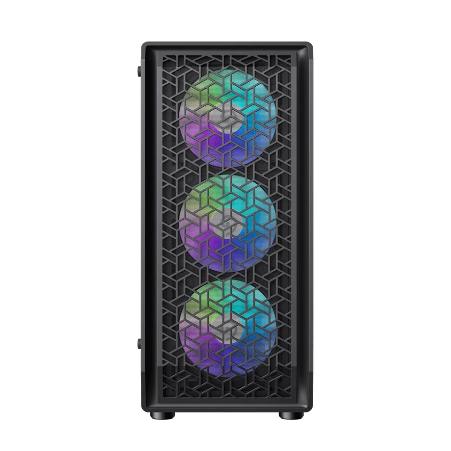 Carcasă pc gamemax forge mb, midi-tower, fără psu, negru 5
