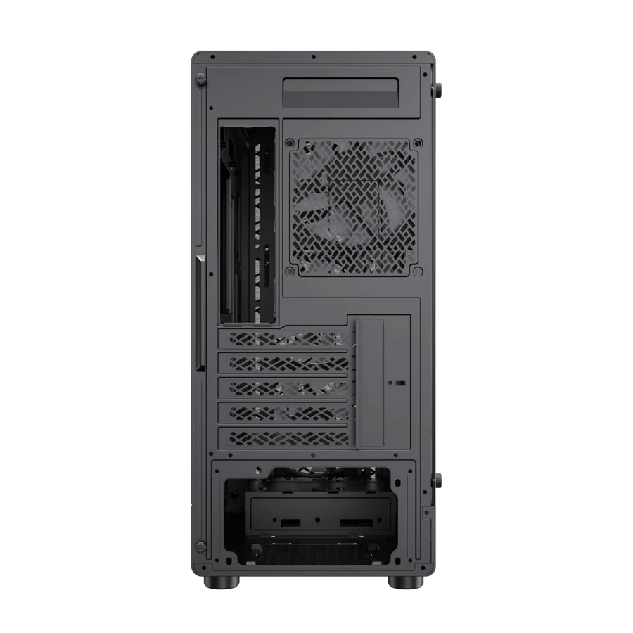 Carcasă pc gamemax forge mb, midi-tower, fără psu, negru 8