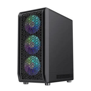Carcasă pc gamemax forge mb, midi-tower, fără psu, negru Thumbnail 7