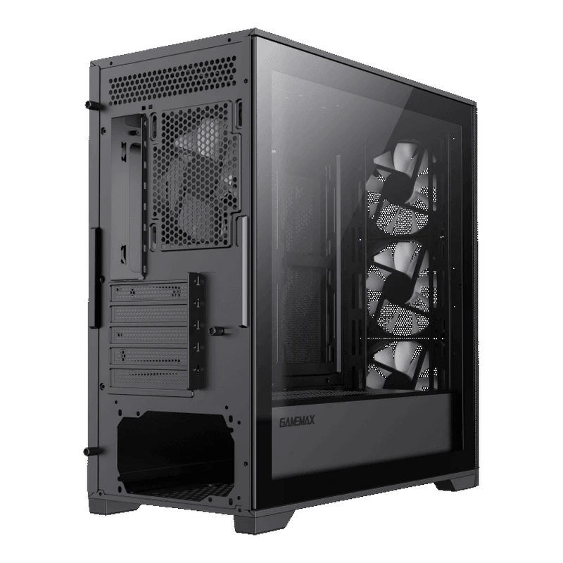 Компьютерный корпус gamemax destroyer mb, micro-atx, без блока питания, чёрный 7