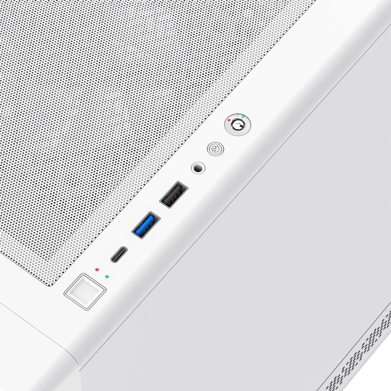 Компьютерный корпус gamemax starlight 2 aw, midi-tower, без блока питания, белый 2