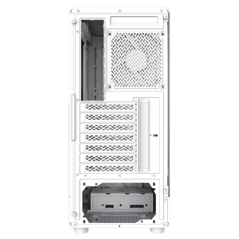 Компьютерный корпус gamemax starlight 2 aw, midi-tower, без блока питания, белый 11