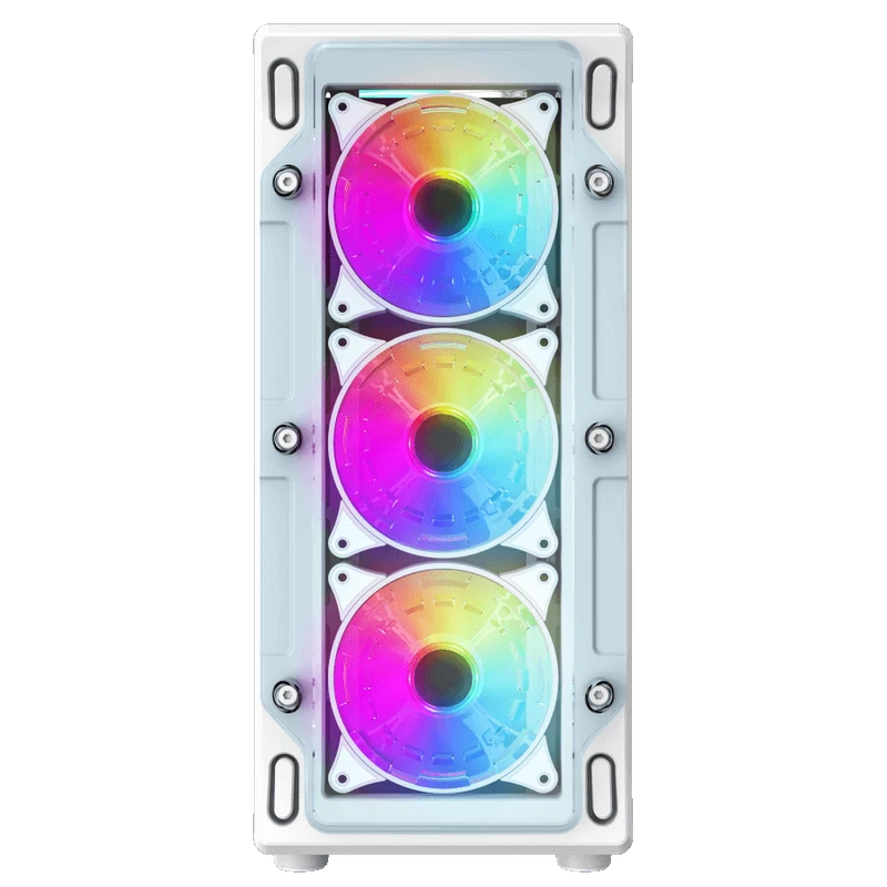 Компьютерный корпус gamemax starlight 2 aw, midi-tower, без блока питания, белый 14