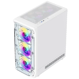 Компьютерный корпус gamemax starlight 2 aw, midi-tower, без блока питания, белый Thumbnail 3