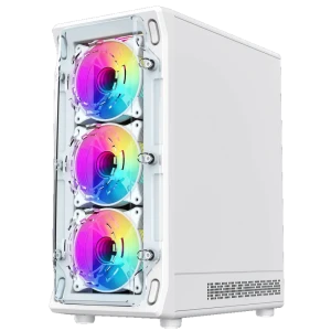 Компьютерный корпус gamemax starlight 2 aw, midi-tower, без блока питания, белый Thumbnail 4