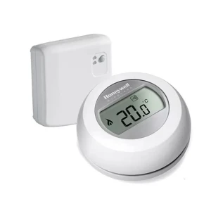 Termostat honeywell round neprogramabil wireless+bdr91 uk y87rf2024