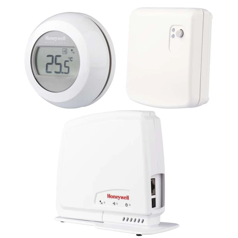 Termostat honeywell round y87rfc2074 programabil wi-fi modul internet inclus 2