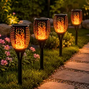 Lampi pentru grădină led set 4 pcs (ja3584-s)