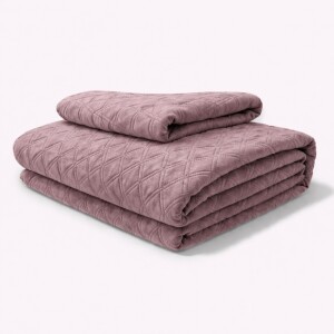 Cuvertura velur 220/240 cm + 2 fețe 50/70 cm Thumbnail 1