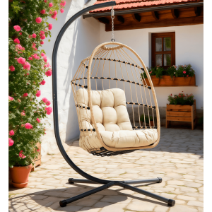 Подвесное кресло-кокон malta sand Thumbnail 1