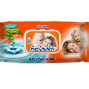 Servetele umede freshmaker baby extra/classic (orange) 72 buc  cu capac