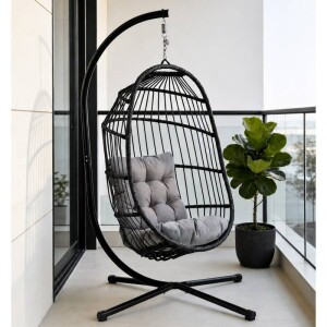 Balansoar de tip cocon jamie black Thumbnail 1