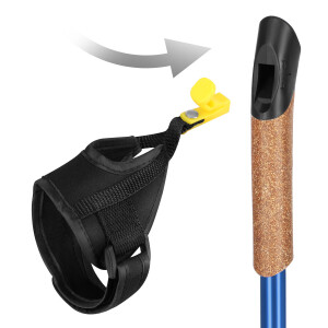 Baston treking nordic (set) nw607 blue nils 87-135 cm Thumbnail 2