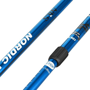 Baston treking nordic (set) nw607 blue nils 87-135 cm Thumbnail 3