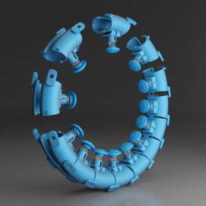 Cerc hoola hoop cu greutate hms hhw01 Thumbnail 2