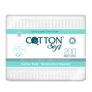 Ватные палочки 200шт прямоугольник  1/12 Thumbnail 1