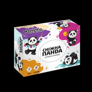 Panda servetele cosmetice 2 str. 70 buc