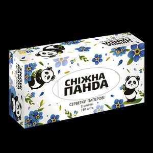 Panda servetele cosmetice 2 str. 150 buc