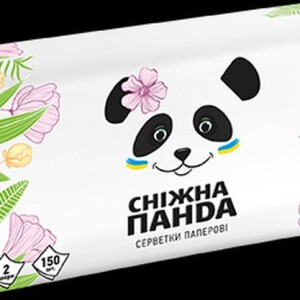 Panda servetele cosmetice in ambalaj moale 2 str. 150 buc