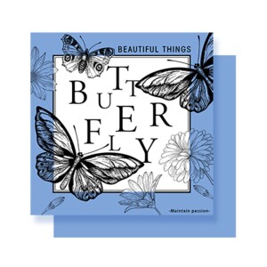 Hartie coreana "butterfly"(20 foi) - #131 albastru deschis