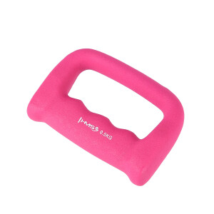 Анатомическая гантели 0.5 kg pink neoprene ck05 hms