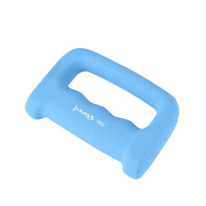Анатомическая гантели 1 kg light blue neoprene ck10 hms