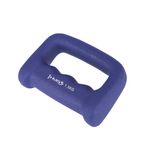 Анатомическая гантели 1.5 kg dark blue neoprene ck15 hms