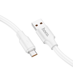 Hoco du17 titan кабель для зарядки и передачи данных для micro-usb белый Thumbnail 3