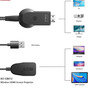 Xo gb012 — adaptor wireless wi-fi hdmi pentru transmiterea imaginii Thumbnail 2