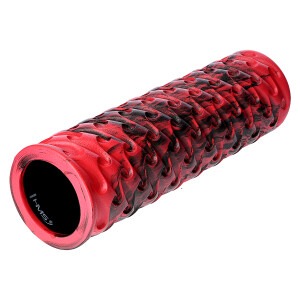 Пилатес ролл 45*14 cm eva/pvc red-black (150 kg) fs135
