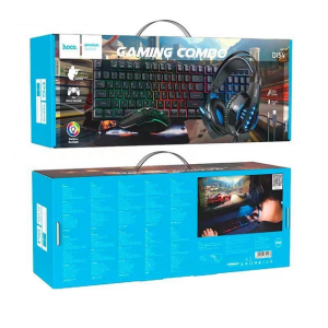 Hoco di54 luster — set tastatură, mouse și căști (versiunea ru) Thumbnail 1