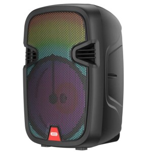 Xo f51 color jade — boxă bluetooth rgb pentru exterior cu microfon și telecomandă Thumbnail 1