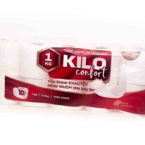 Kilo hig celuloza 3 strat, alb, 1kg, neparf, 10 role/set, 7 set/bax,
