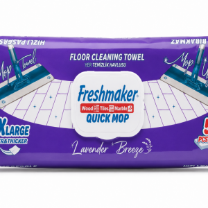 Servetele umede p/u podea freshmaker quick mop xl 50 buc cu capac /lavender breeze Thumbnail 1